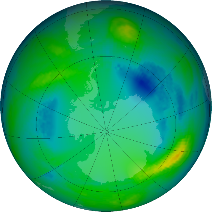 Ozone Map 2002-08-01